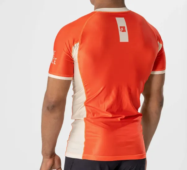 Achieve Excellence Flex Lite Rashguard Orange by Fuji