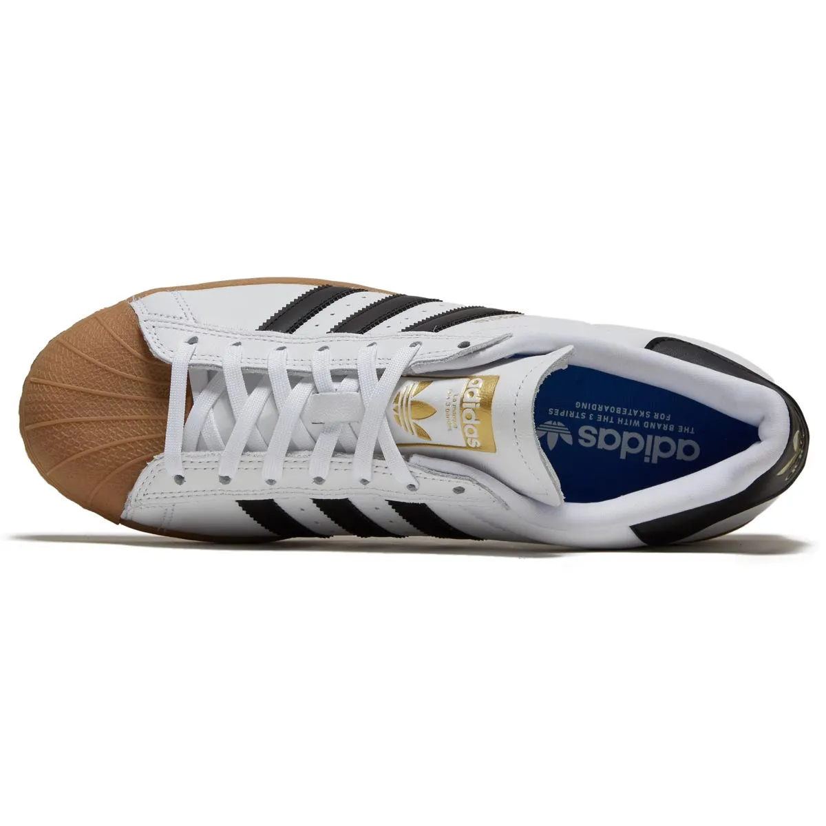 Adidas Superstar ADV Shoes - White/Black/Gum