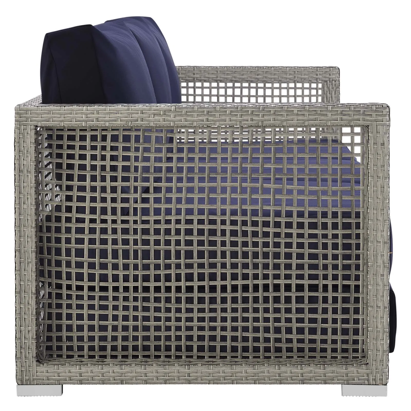 Aura Outdoor Patio Wicker Rattan Sofa by Modway