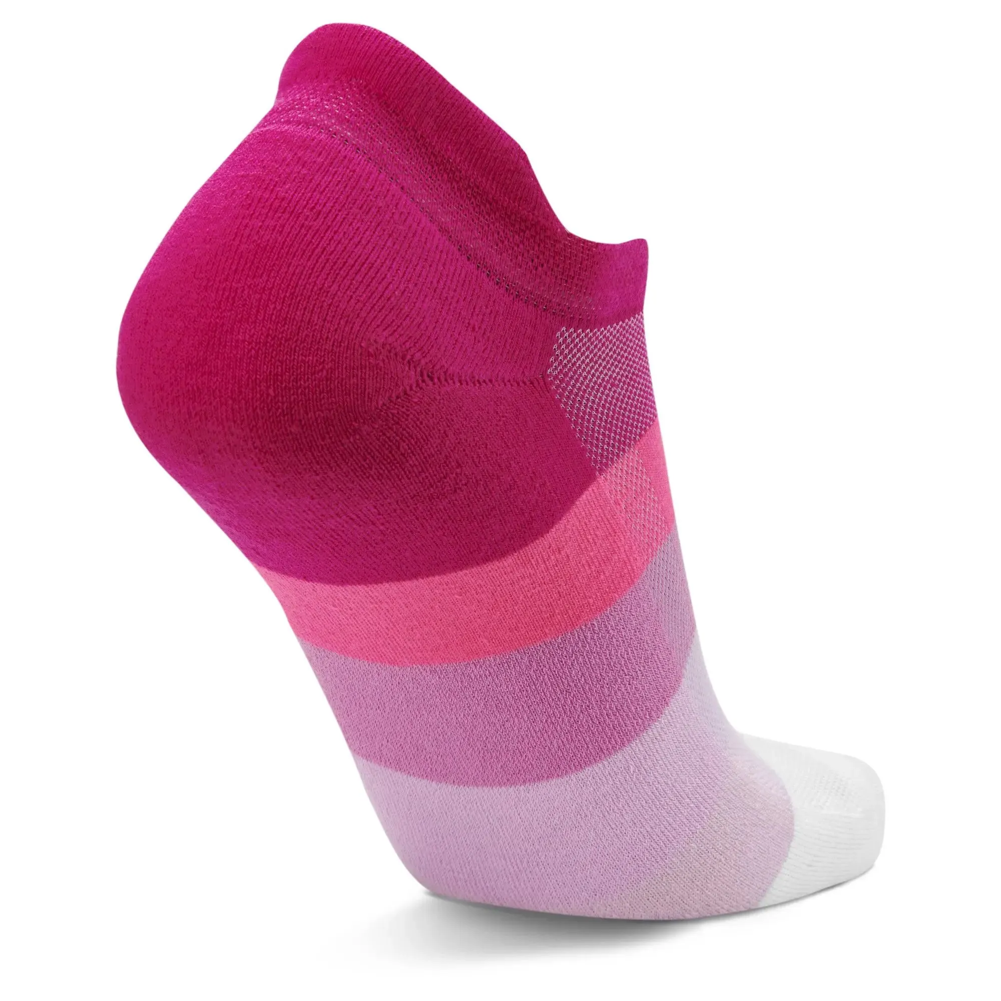 Balega Hidden Comfort No Show Tab Neon Pink Socks