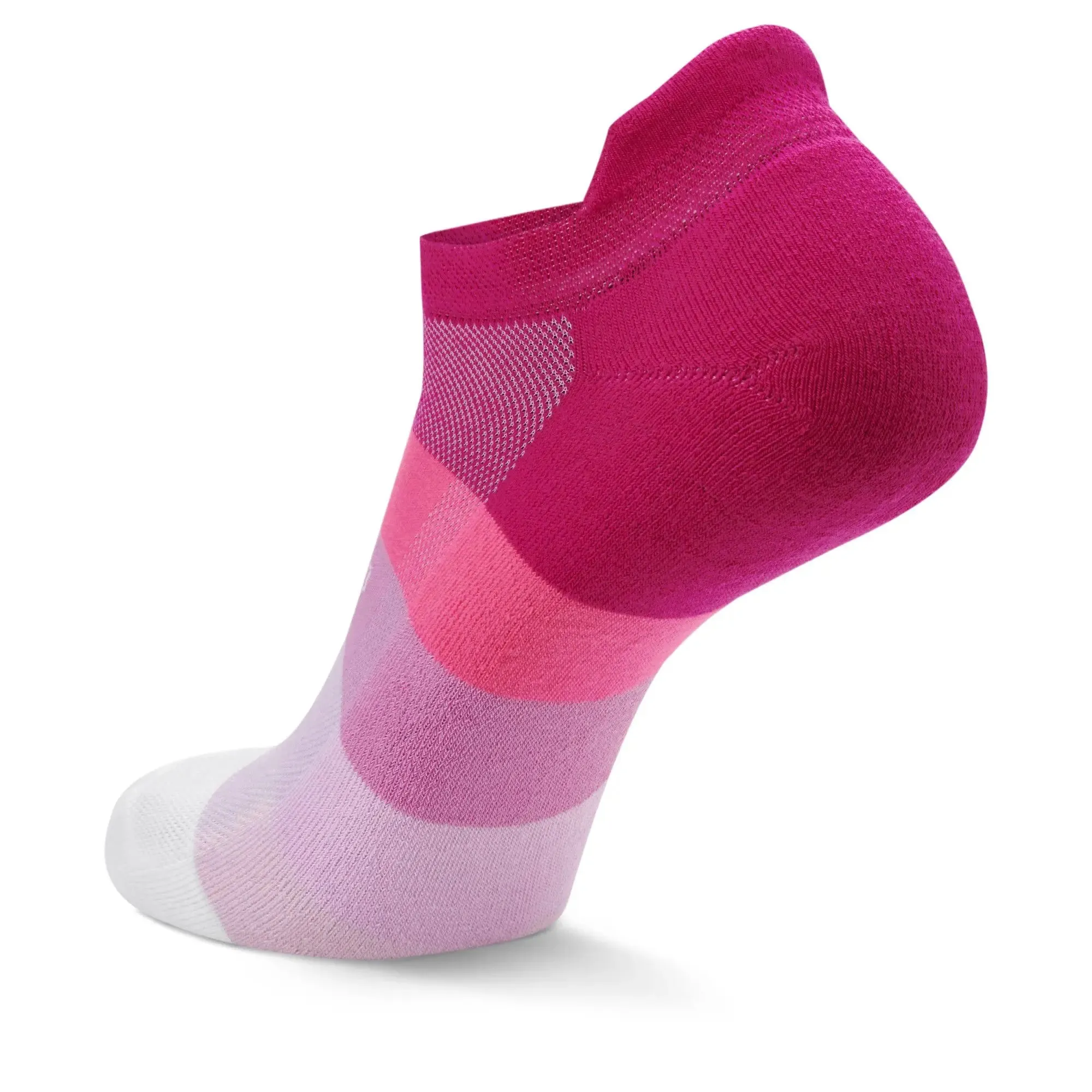 Balega Hidden Comfort No Show Tab Neon Pink Socks