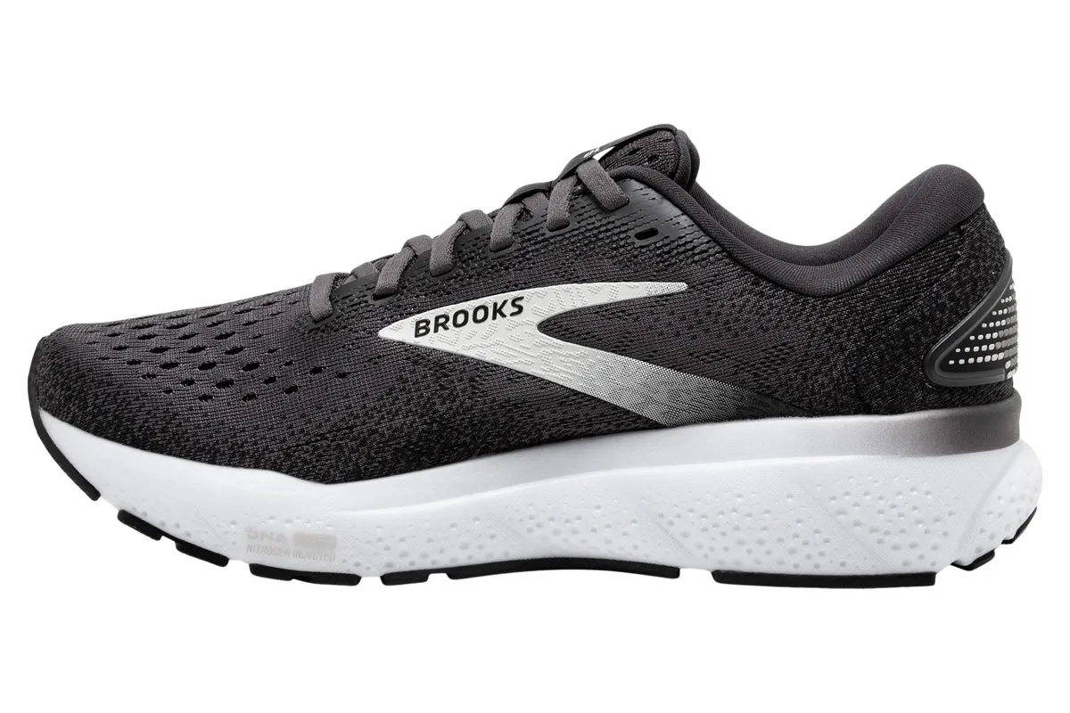 Brooks Ghost 16 D Black/Grey/White Mens