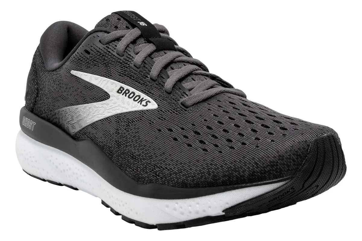 Brooks Ghost 16 D Black/Grey/White Mens