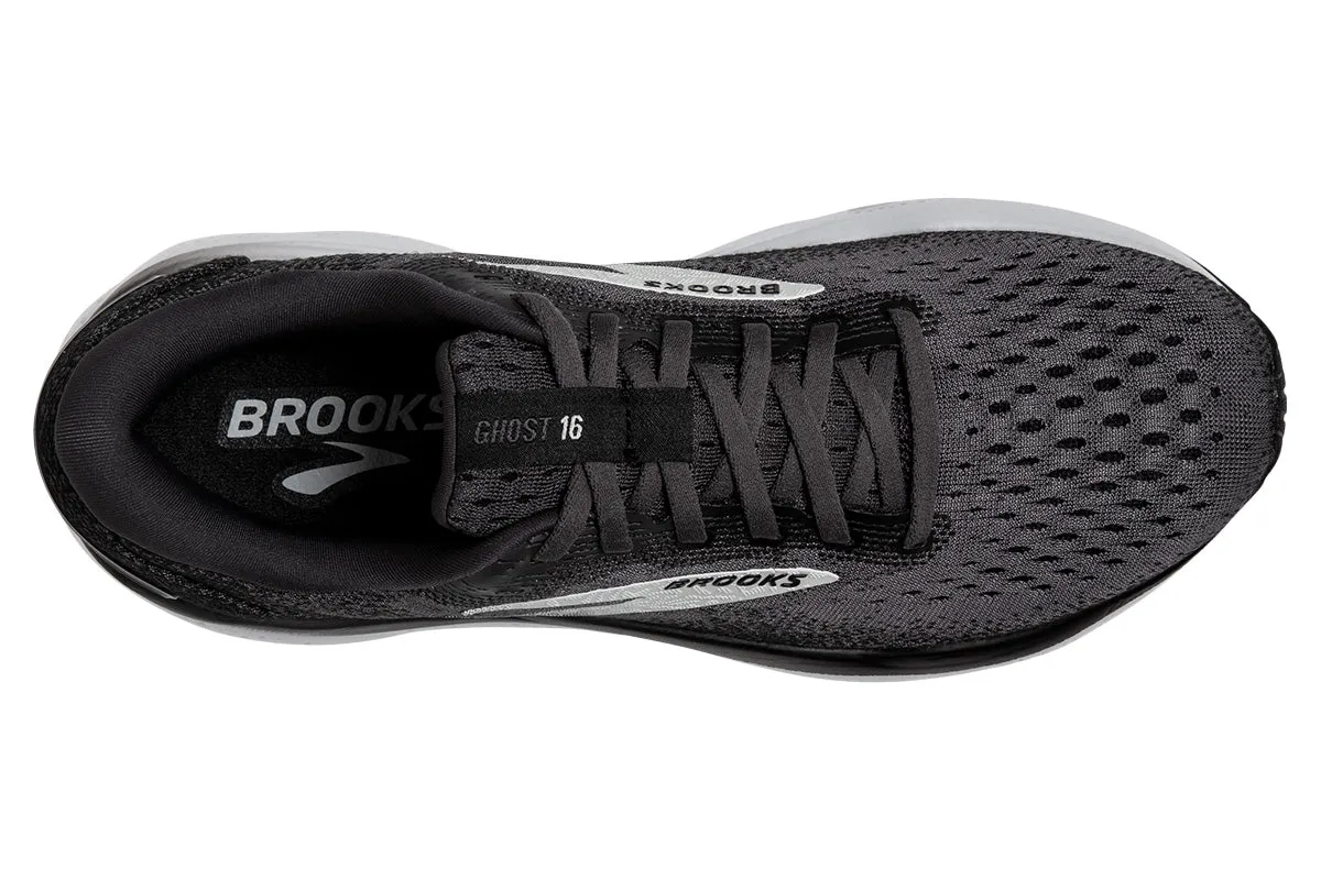 Brooks Ghost 16 D Black/Grey/White Mens