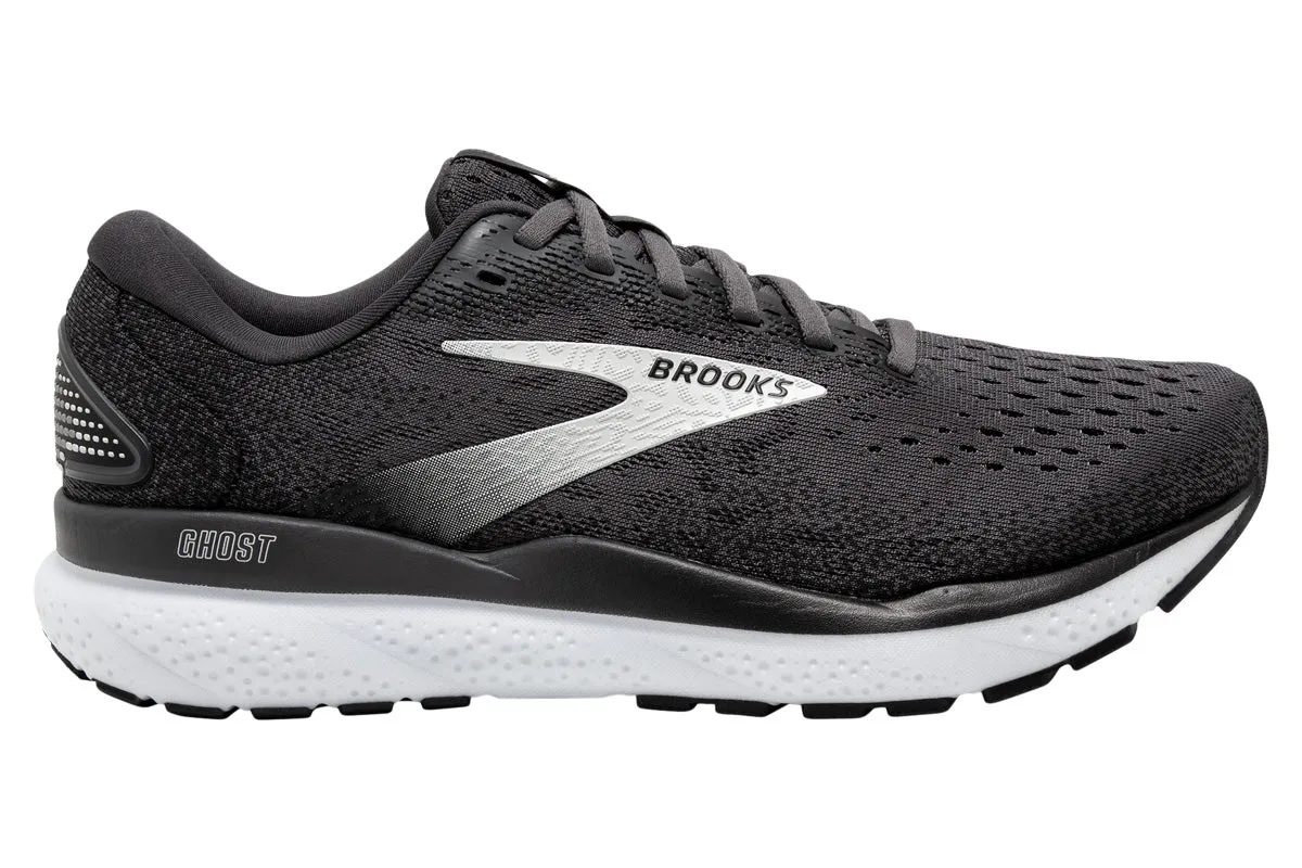 Brooks Ghost 16 D Black/Grey/White Mens