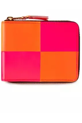 CDG Wallets U Fluo Squares Square Zip