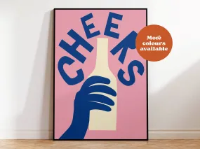 Cheers Mid-Century Italian Print