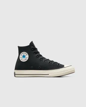 CHUCK 70 HI TOP "BLACK/EGRET/ANCESTRAL BLUE"