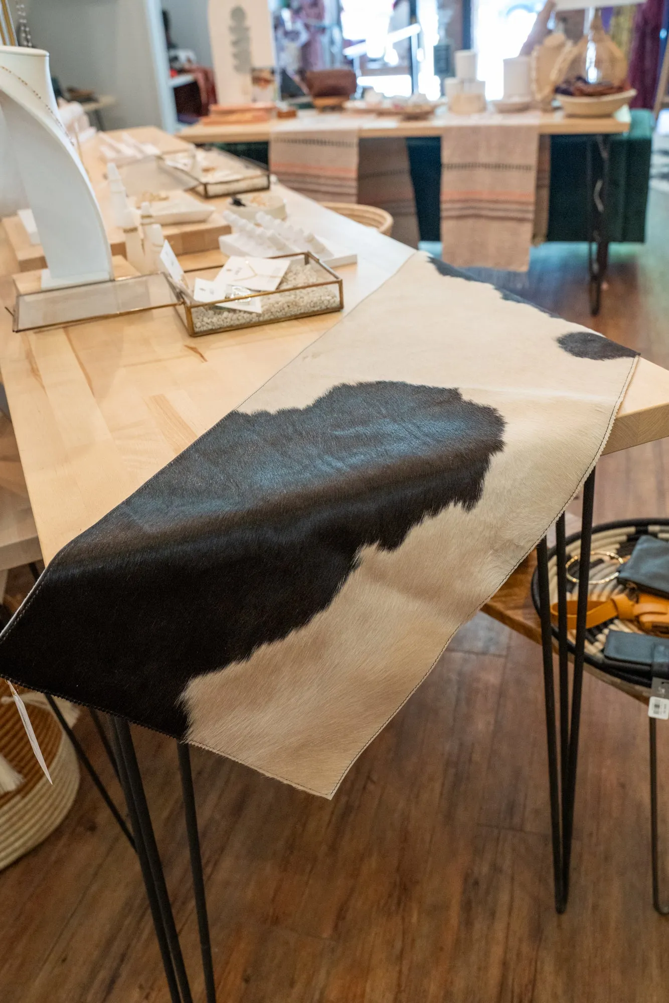 Cowhide Table Runner