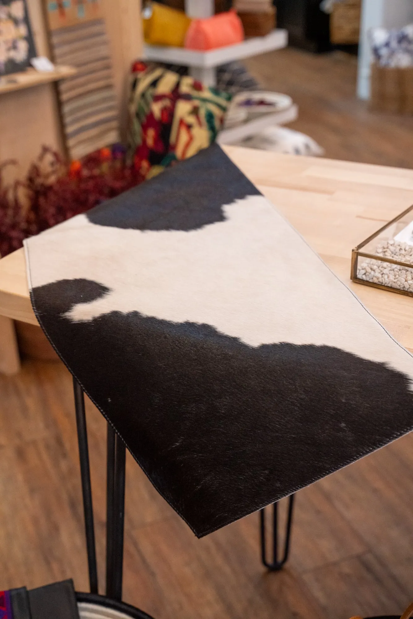 Cowhide Table Runner