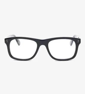 CR7 Men's Glossy Black Square Optical Frame