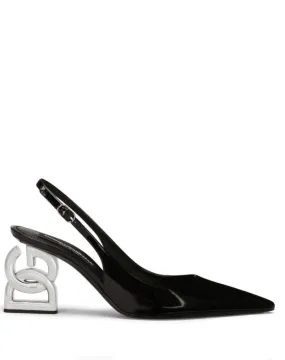 Dolce & Gabbana DG logo slingback pumps