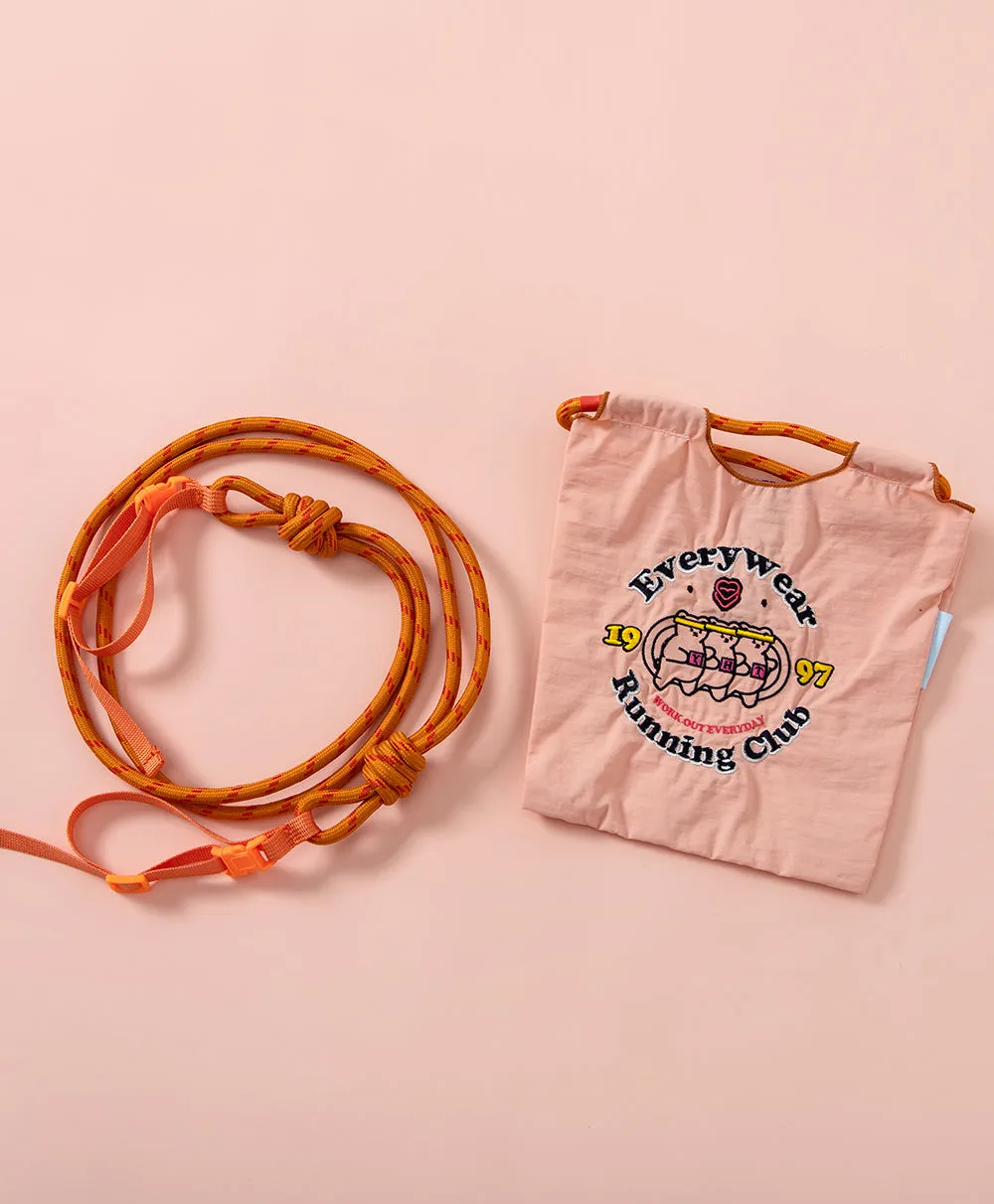 Everywear Running Club Embroidered Mini Crossbody Bag