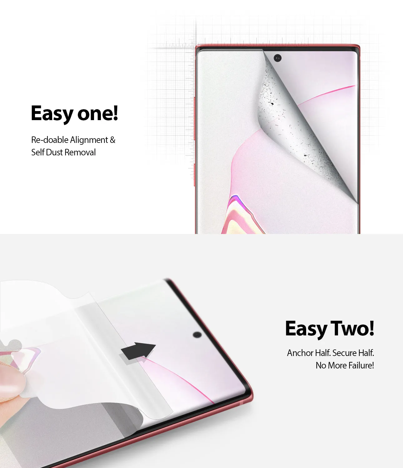 Galaxy Note 10 Screen Protector | Dual Easy Film Matte