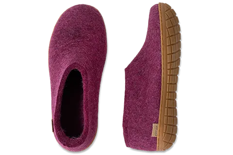 glerups Shoe Cranberry Rubber