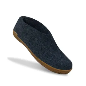 Glerups Slipper: Shoe, Denim, Honey Rubber Sole - AR-10-00