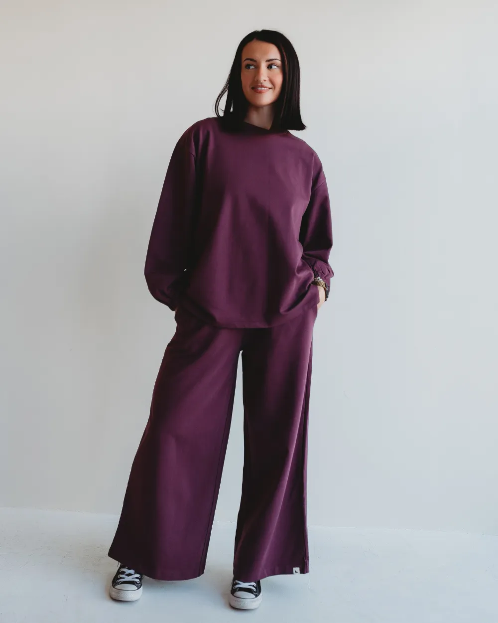 Ivy Relax Plum Sweatshirt