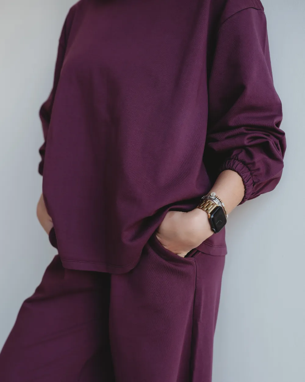 Ivy Relax Plum Sweatshirt