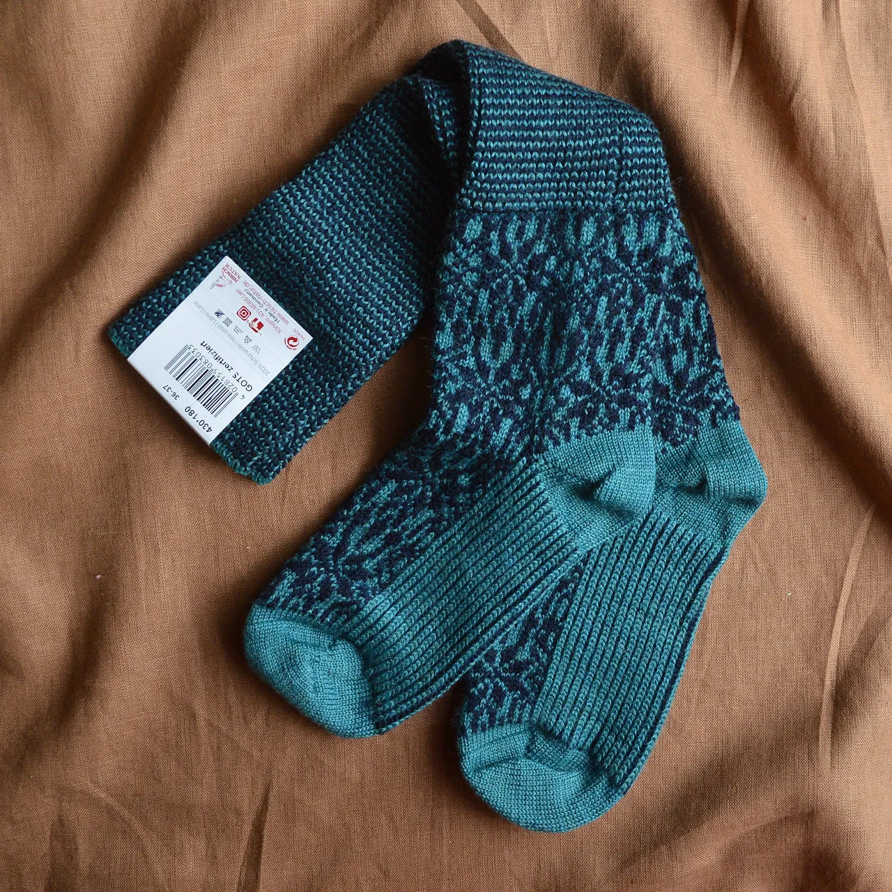 Kneehigh Hygge Fairisle Organic Wool Socks (Adults 36-41) *Returning 2025