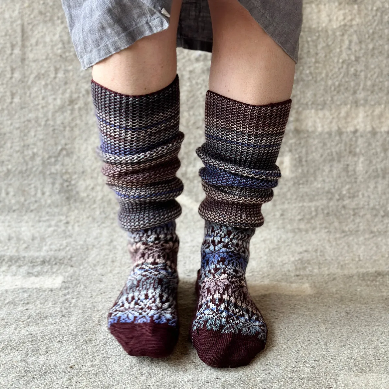 Kneehigh Hygge Fairisle Organic Wool Socks (Adults 36-41) *Returning 2025