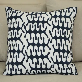 Miro Indigo Cushion Cover, 45cm