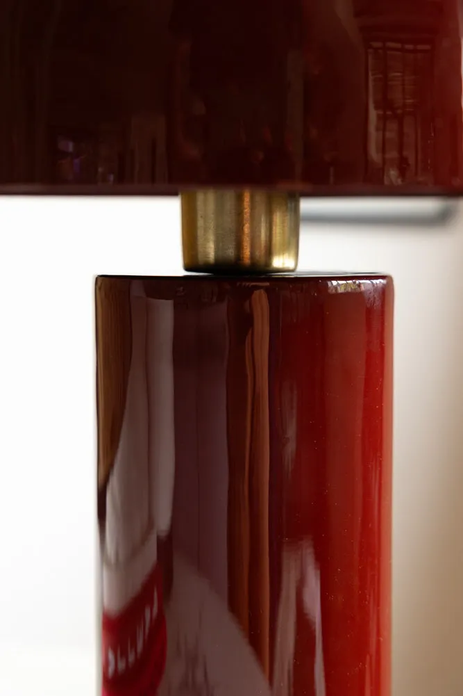 Modern Rosso Red Table Lamp