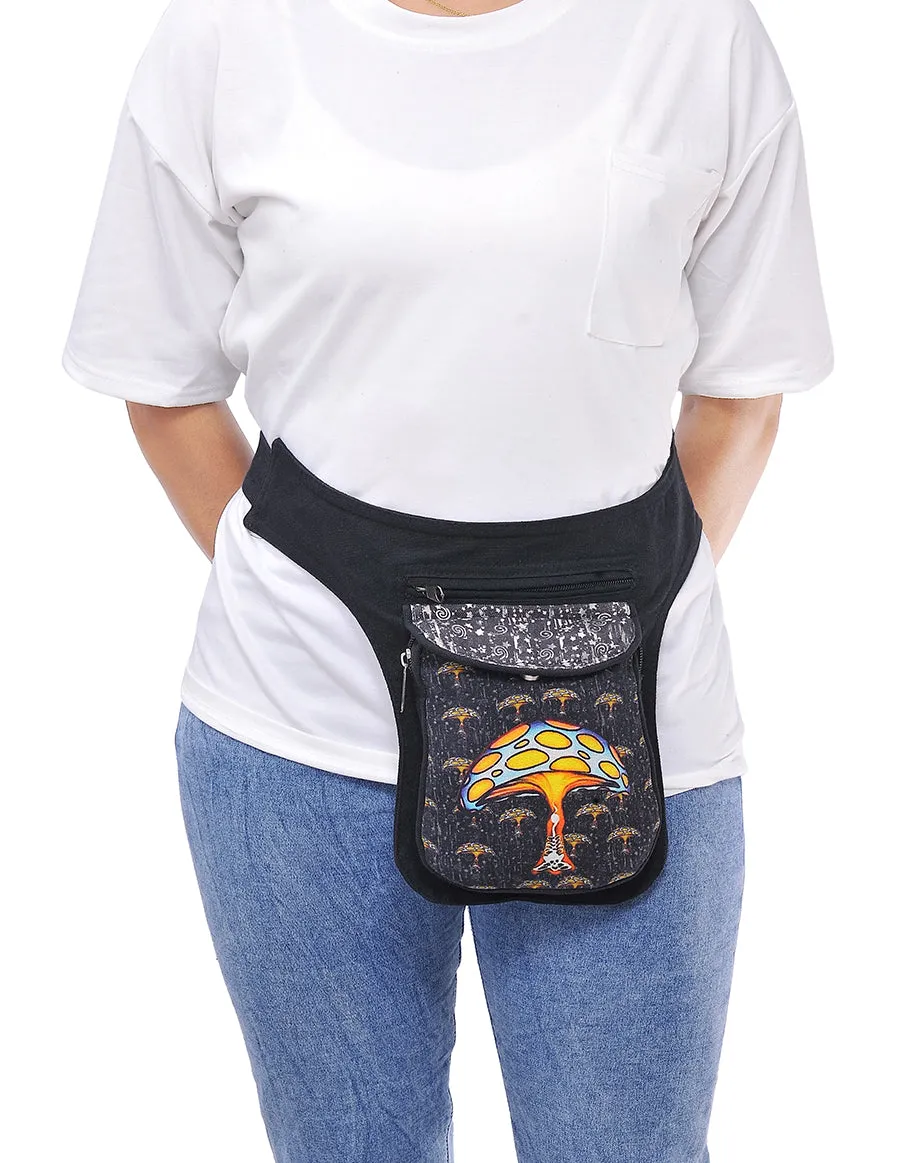 Mushroom Printed Fanny Pack