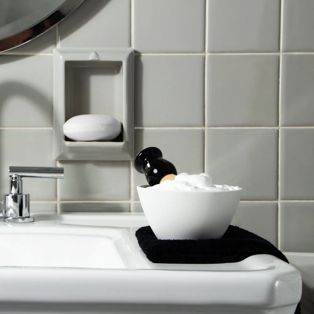 ShaveBowl Traveller Stone White