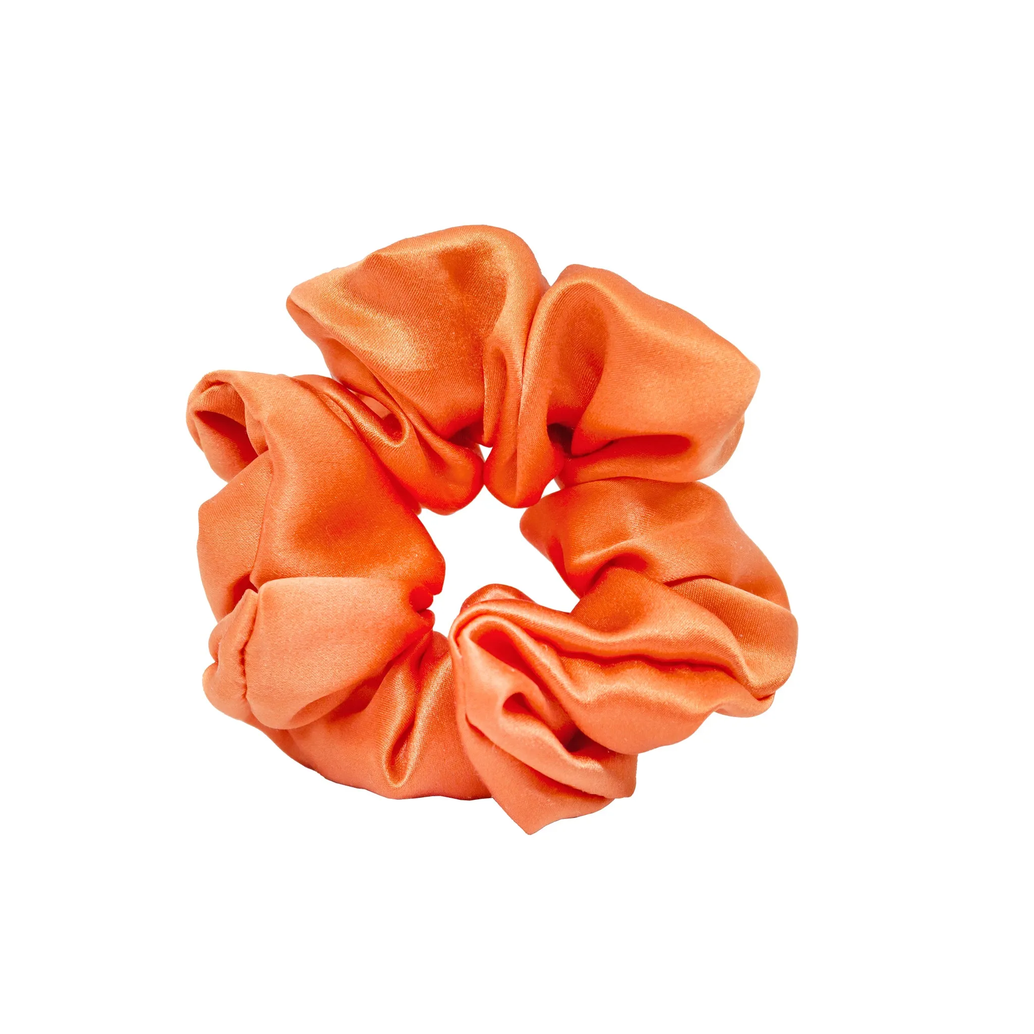 Sweet Dreams Silk Scrunchie in Pumpkin