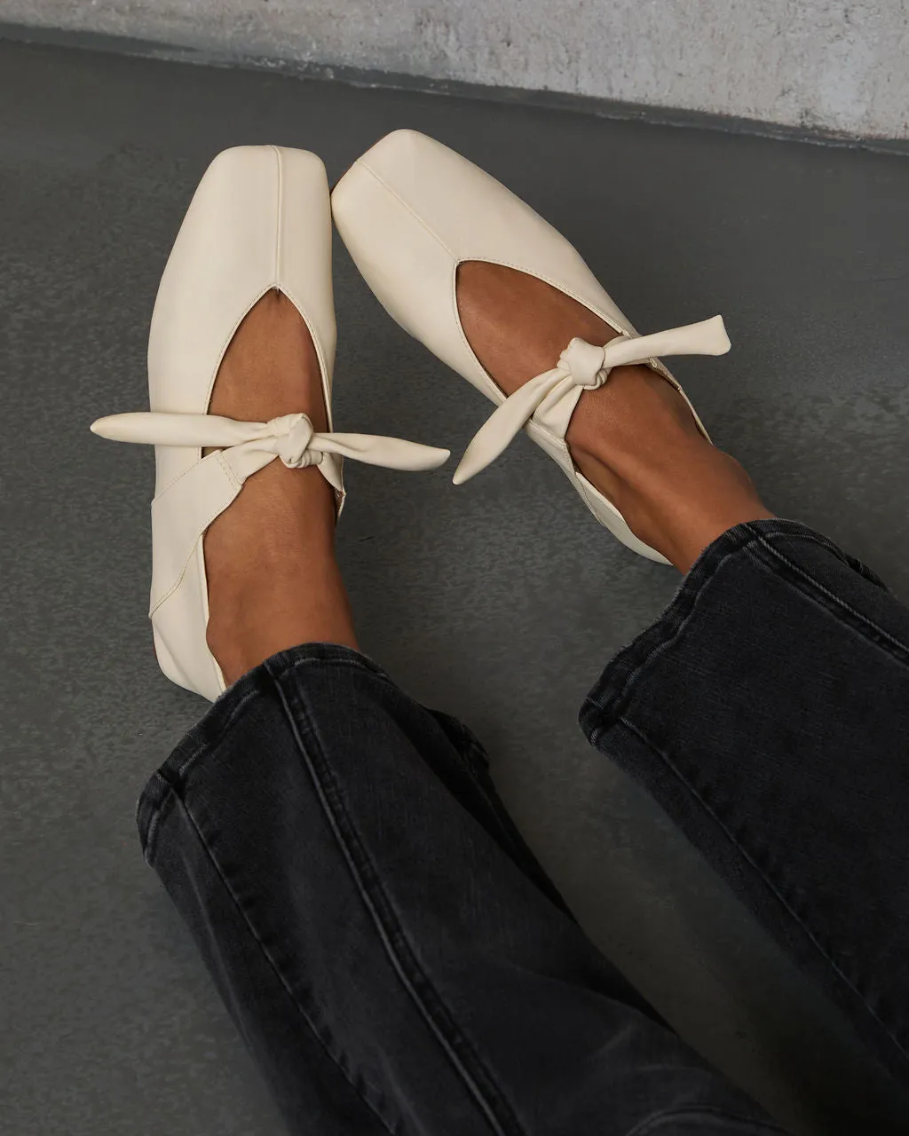 Take My Hand Knotted Ballet Flats