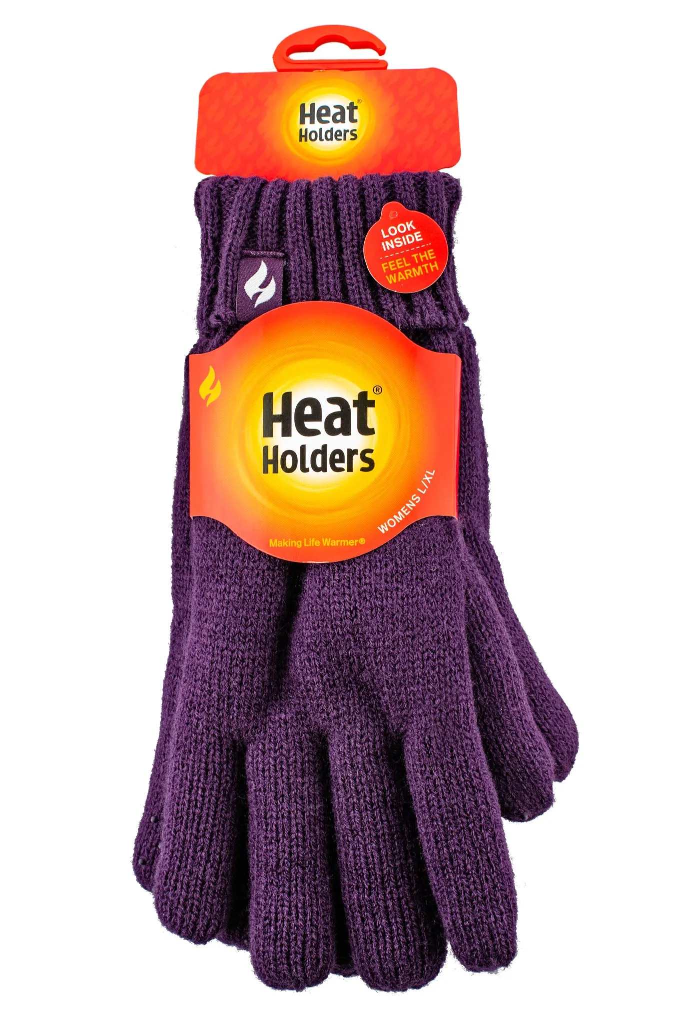 Women's Beth Flat Knit Silicone Grip Solid Glove